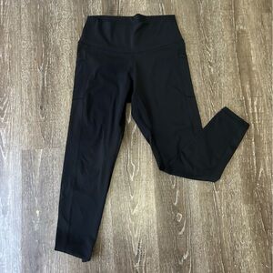 Black leggings, lightly worn